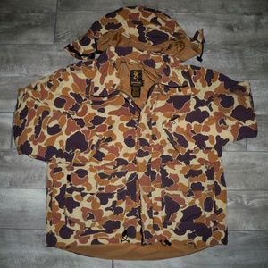 Vtg Browning Camo Gore-Tex Hunting Men's Jacket XL